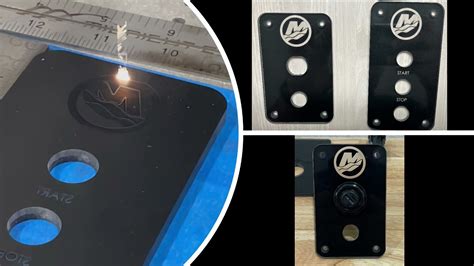 Laser Engraving Black Acrylic Example By Odyssey Custom Works Youtube