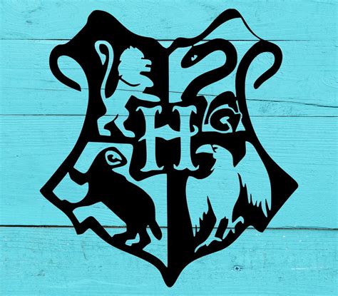 Harry Potter Badge Crest SVG PNG Digital Download | Etsy