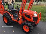 Kubota Tractor With Loader And Backhoe