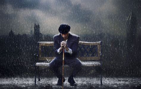 Man In The Rain By Sioux On 500px Walking In The Rain Underwater