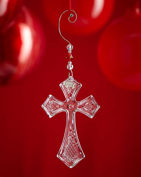 Waterford Crystal 2016 Annual Cross Christmas Ornament
