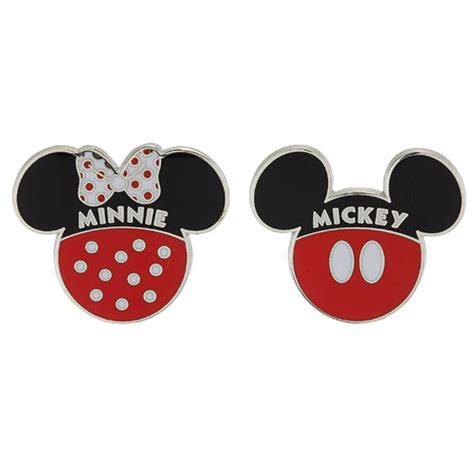 Disney Pin Set Mickey And Minnie Icons