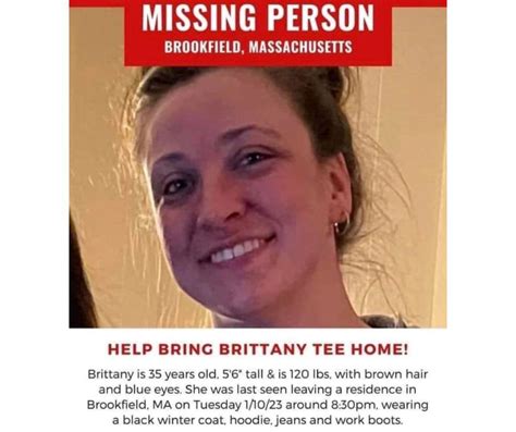 Search For Missing Brookfield Woman Brittany Tee Continues In Woods Ponds