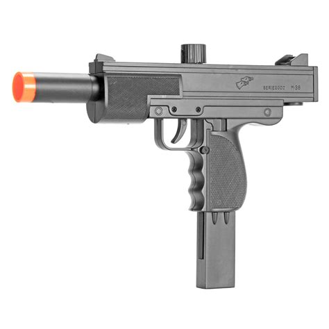 Amazon.com : BBTac Airsoft Pistol UZI Style Spring Loaded Cock and
