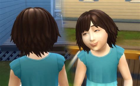 Mystufforigin Bumbling Hairstyle For Girls Sims 4 Hairs