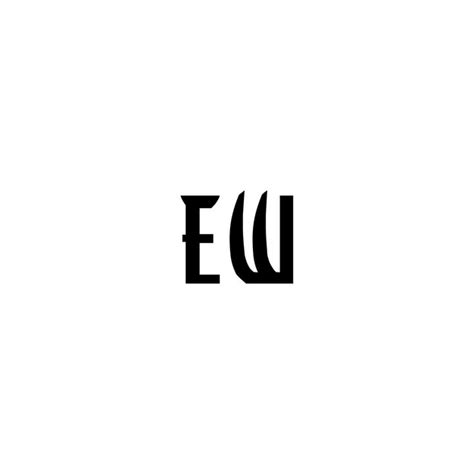 Premium Vector Ew Monogram Logo Design Letter Text Name Symbol