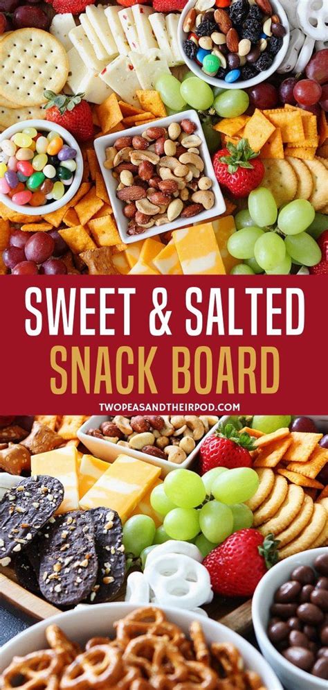 An Easy Sweet And Salty Snack Board Recipe For Planned