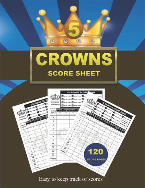 5 Crowns Printable Score Sheet Printable Blank World
