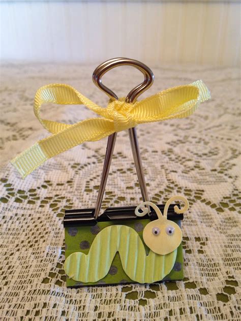 I used it when i first started to bind around 4 years ago i think. Spring Binder Clip | Paper clips diy, Binder decoration ...