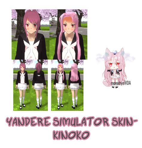 Yandere Simulator Kinoko Skin By Imaginaryalchemist On Deviantart