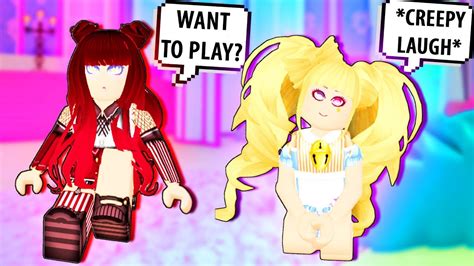 CREEPY DOLLS WANT TO PLAY! Roblox Royal High School | Roblox Royale