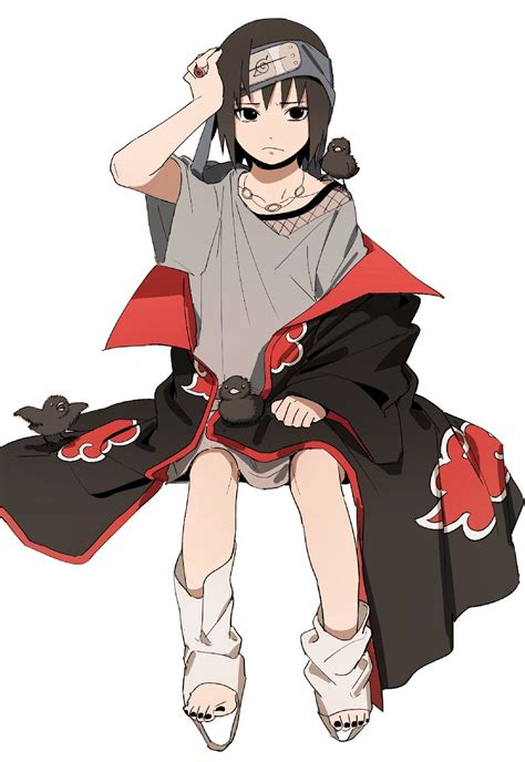An Anime Character Sitting On The Ground With Her Hands Behind Her Head Wearing A Gray And Red