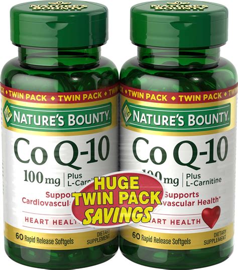 Buy Natures Bounty Co Q 10 100 Mg 120 Rapid Release Softgels En Online At Lowest Price In