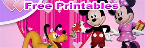 Mickey Mouse Clubhouse Free Valentines Day Printables Skgaleana