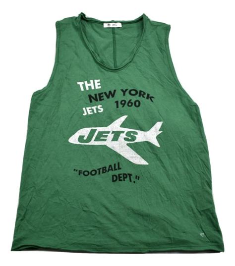 47 Brand Womens NFL New York Jets Football Tank Shirt New S EBay