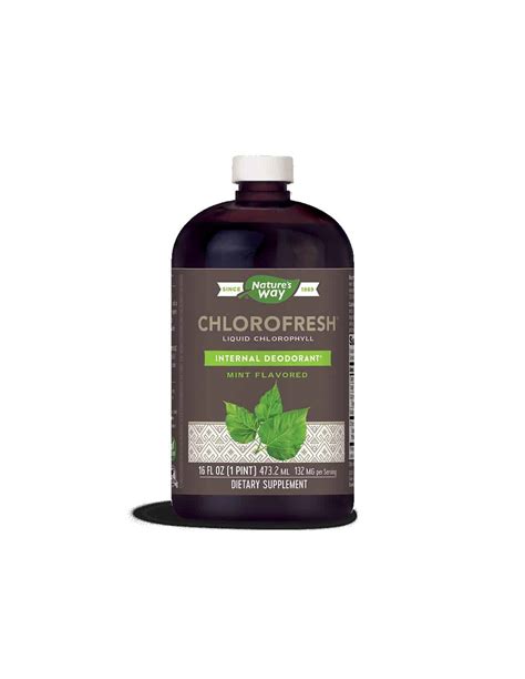 Течен хлорофил за пиене Chlorofresh Хлорофреш с ментов вкус