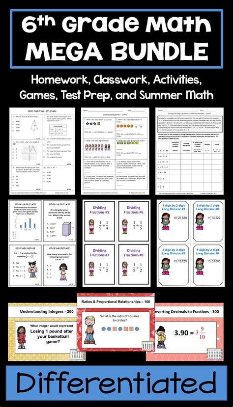 6th Grade Common Core Standards Math