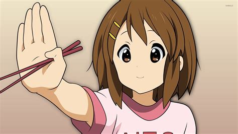 けいおん!) is the anime adaption of kakifly's manga of the same name, which was produced by kyoto animation and aired in japan between 2014 in two seasons. Yui Hirasawa - K-On! wallpaper - Anime wallpapers - #8932