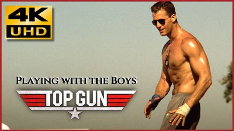 Top Gun Playing With The Boys Beach Volleyball Scene K Hq Sound