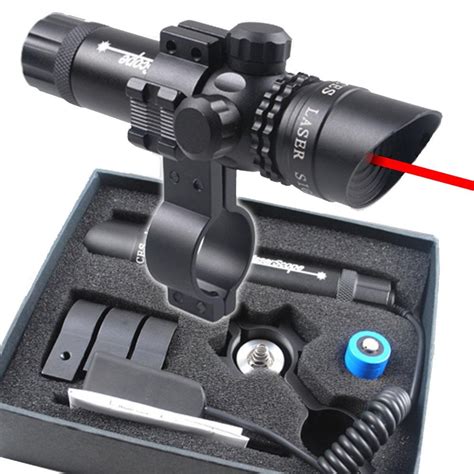 New Tactical Adjustable Red Dot Laser Sight Scope W 20mm Mount For