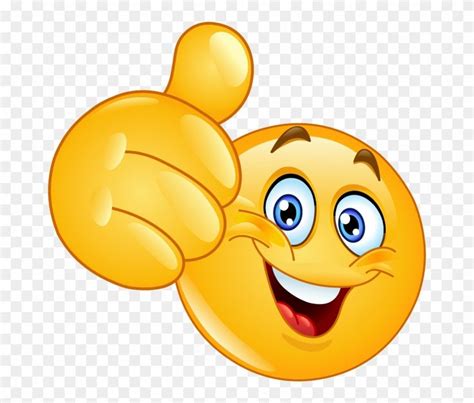 Download Hd Smiley Face Thumbs Up Clipart And Use The Free Clipart For