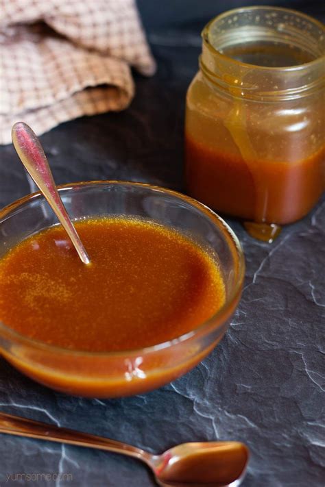 my simple 4 ingredient vegan salted caramel sauce is the perfect accompaniment to ice cream