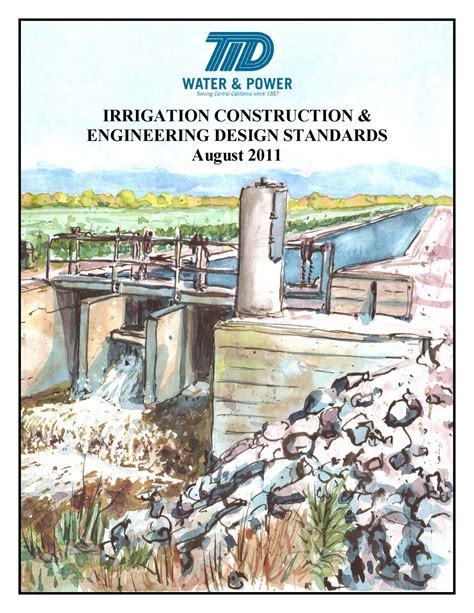 Tid Irrigation Construction And Engineering Design Standards By Turlock