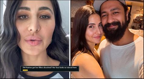 Fillers Or Filters Katrina Kaif Drops Romantic Pic With Vicky Kaushal Netizens Spot Unusual