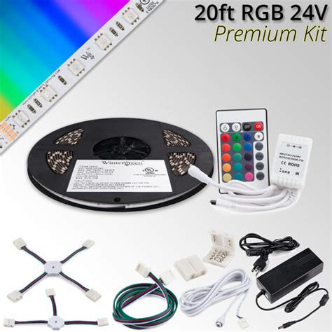 Premium 24v High Output Led Strip Light Kit Rgb Wintergreen