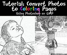 How To: Coloring Book Page From a Photo | Live Randomly Simple