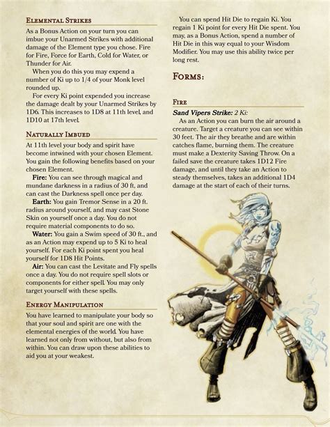 Last Time On Monk Dnd Dnd Classes Dungeons And Dragons Homebrew