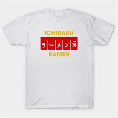 Andm Naruto Anime Ichiraku Ramen Shirt Unisex Shopee Philippines