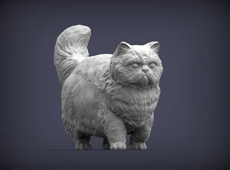 3d File Persian Cat 3d Print Model・3d Print Object To Download・cults