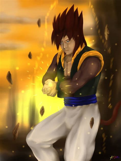 Gogeta Super Saiyan 4 By Aidal On Deviantart