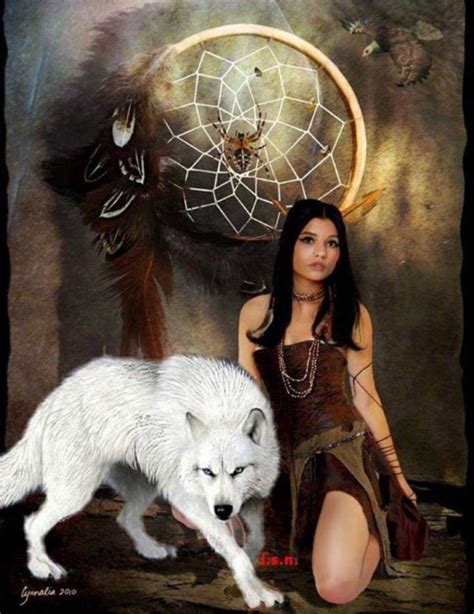 Pingl Sur Wolf American Indian Art