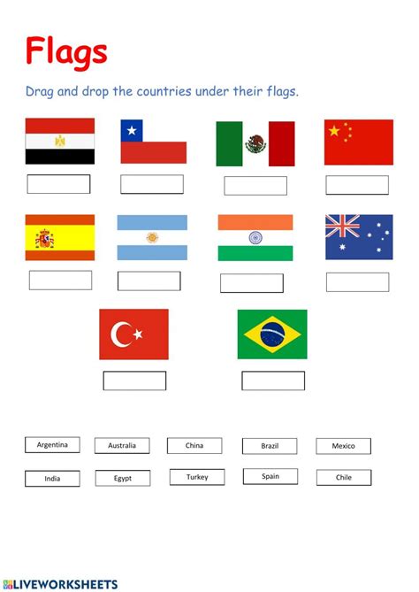 Ejercicio Interactivo De Flags Gambaran