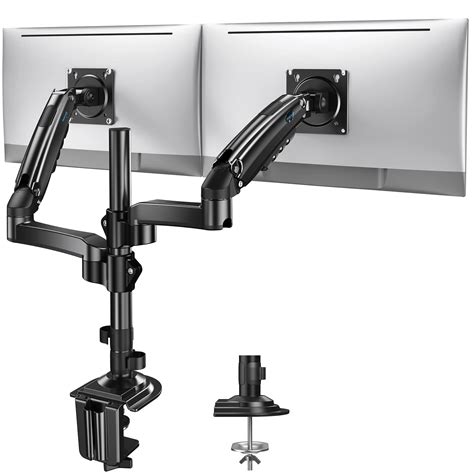 Buy Dual Monitor Stand Height Adjustable Spring Double Arm Monitor