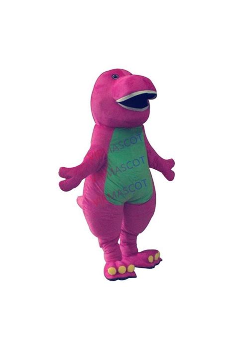 Barney Mascot Costume Fancy Party Dress Suit Carnival Costume
