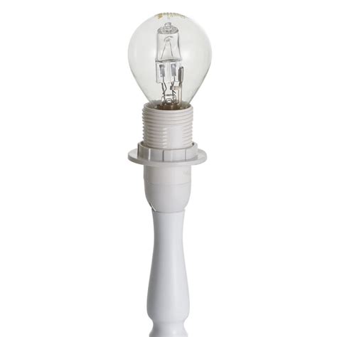 Wilko White Pearl Heart Lamp Wilko