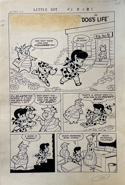 little dot 2 steve muffatti title page 1 harvey comics 1953 in david grisez s harvey comic