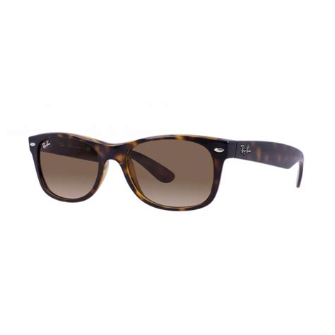 brown tortoise new wayfarer sunglasses rb2132 710 55 sunglasses from hillier jewellers uk