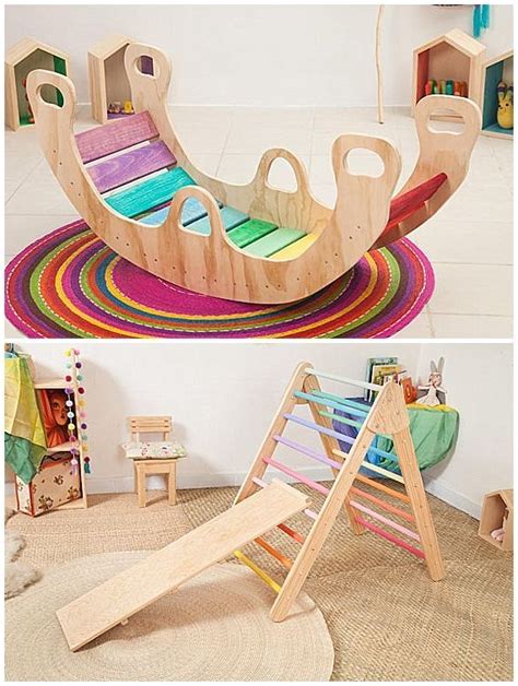 The best toddler climbing toys of 2021. INTERACTIVE HANDMADE WOODEN CLIMBING TOYS | Kids room accessories, Wooden toys diy