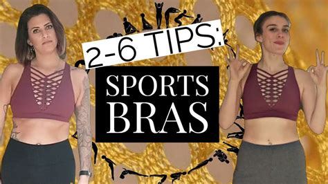 2 6 Tips Finding The Right Sports Bra Youtube
