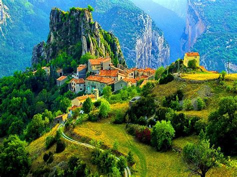 1920x1080px Free Download Hd Wallpaper Village In High Mountains