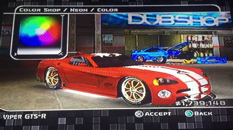 Midnight Club 3 Dub Edition Remix Dodge Viper Gts R Customize Cars