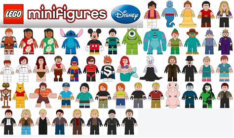 Lego Art Design And News Disney Characters Shrunk Down To Lego