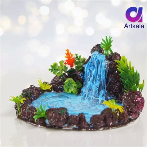 Easy Waterfall Craft Idea Follow Artkala4u Diy Handmade Diycraft Diyvideo Diyproject