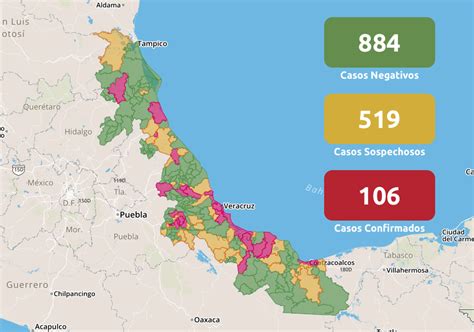 72 Municipios De Veracruz Terminarían Con Aislamiento Hasta El 1 De
