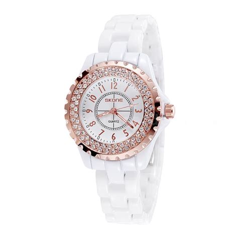W 1000×1000 Wristwatch Fashion Ceramic Watch Women Wrist Watch