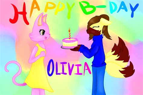 Happy Birthday Olivia By Yna The Artist On Deviantart